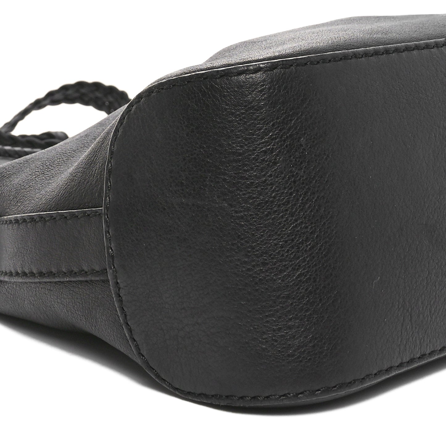 Pebbled Calfskin Medium Marrakech Hobo Black
