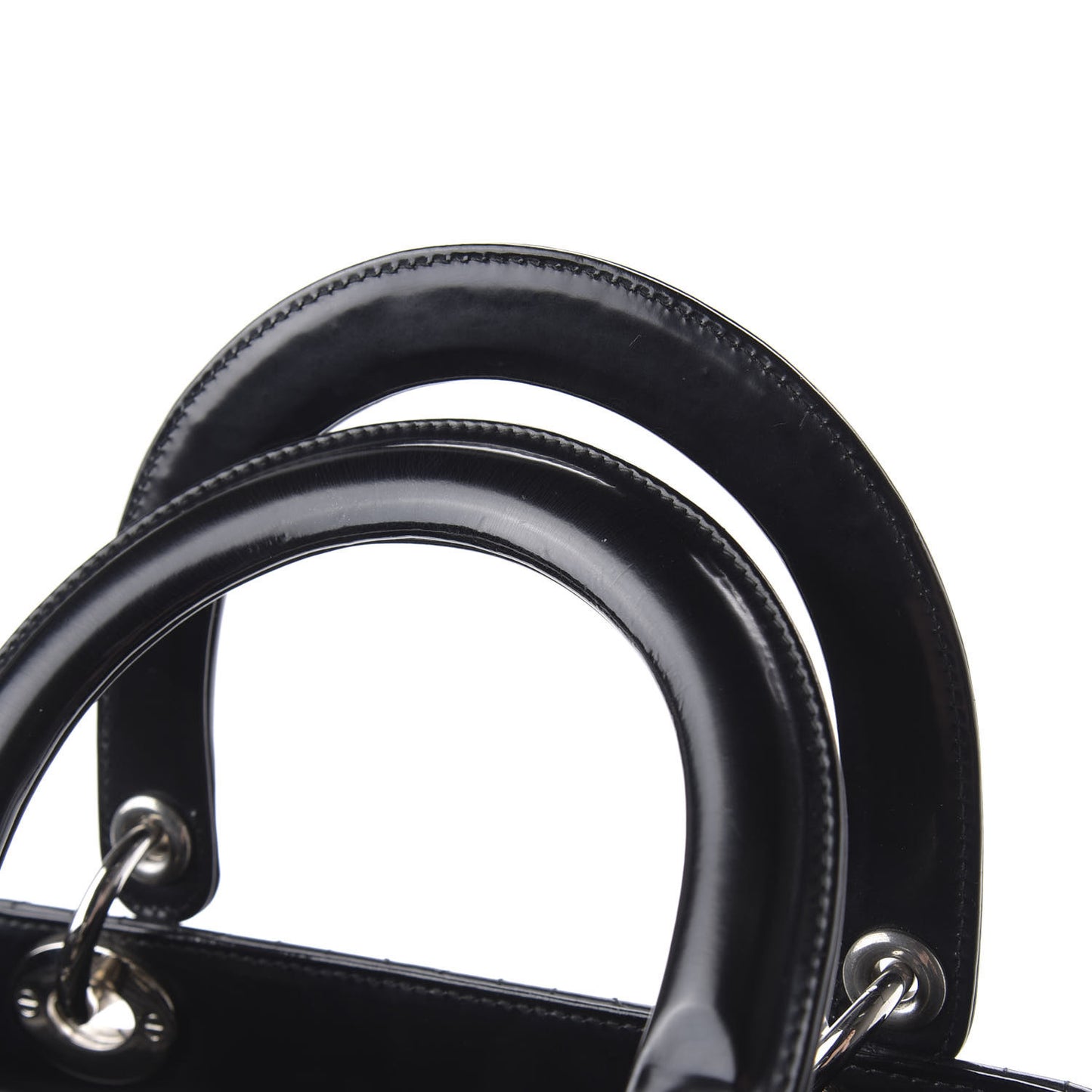 Lambskin Cannage Medium Lady Dior Black