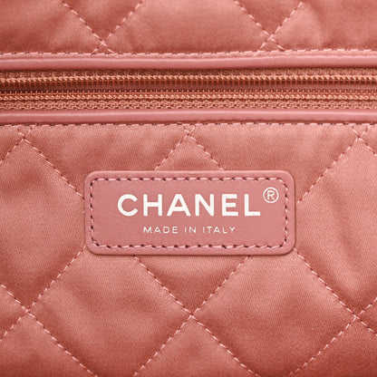Chanel Metallic Calfskin Quilted Small Chanel 22 Pink 7 of 12