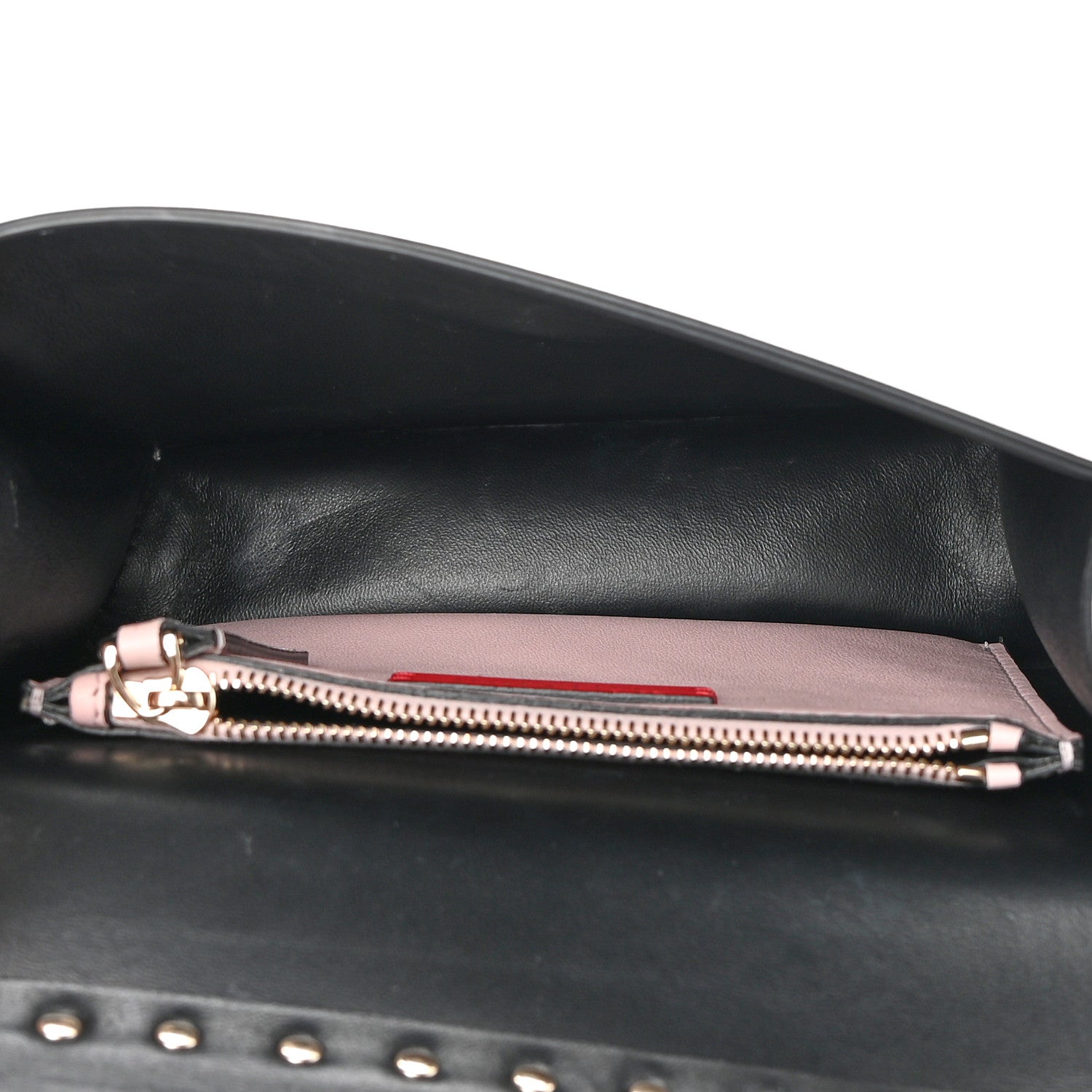 Valentino Garavani Vitello Rockstud Side Slip Crossbody Pink 5 of 13