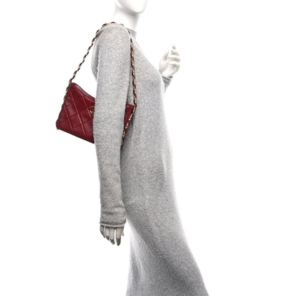Chanel Lambskin Quilted Small CC Links Hobo Burgundy 2 of 11