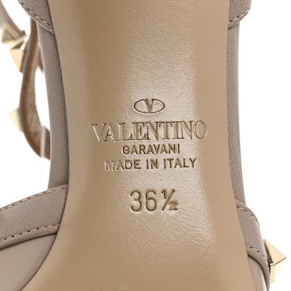 Valentino Garavani Patent Rockstud Ankle Strap 65mm Pumps 36.5 Poudre 8 of 11