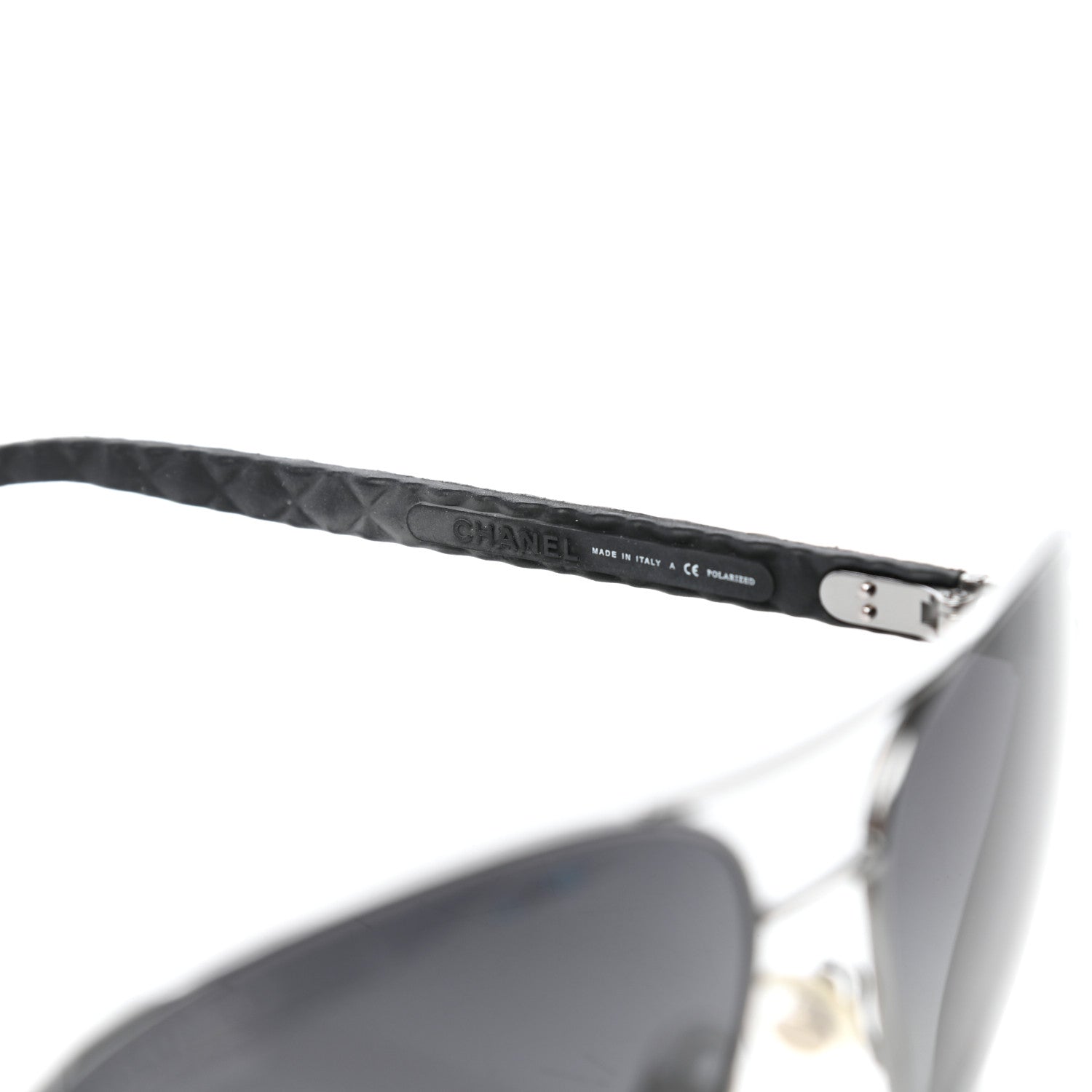 Chanel Aviator Polarized Sunglasses 4204-Q Black 5 of 8