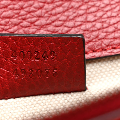 Gucci Dollar Calfskin Swarovski Crystal Small Dionysus Shoulder Bag Hibiscus Red 6 of 10