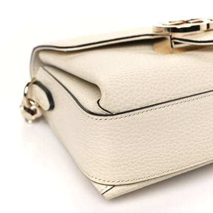 Gucci Dollar Calfskin Interlocking G Crossbody Bag Ivoire 8 of 9