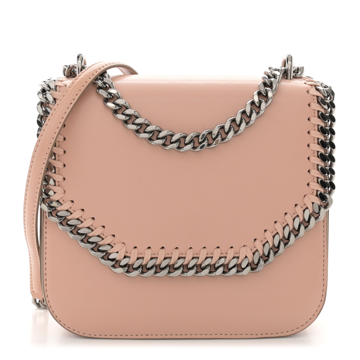 Stella McCartney Eco Alter Nappa Medium Falabella Box Shoulder Bag Blush Pink 1 of 11
