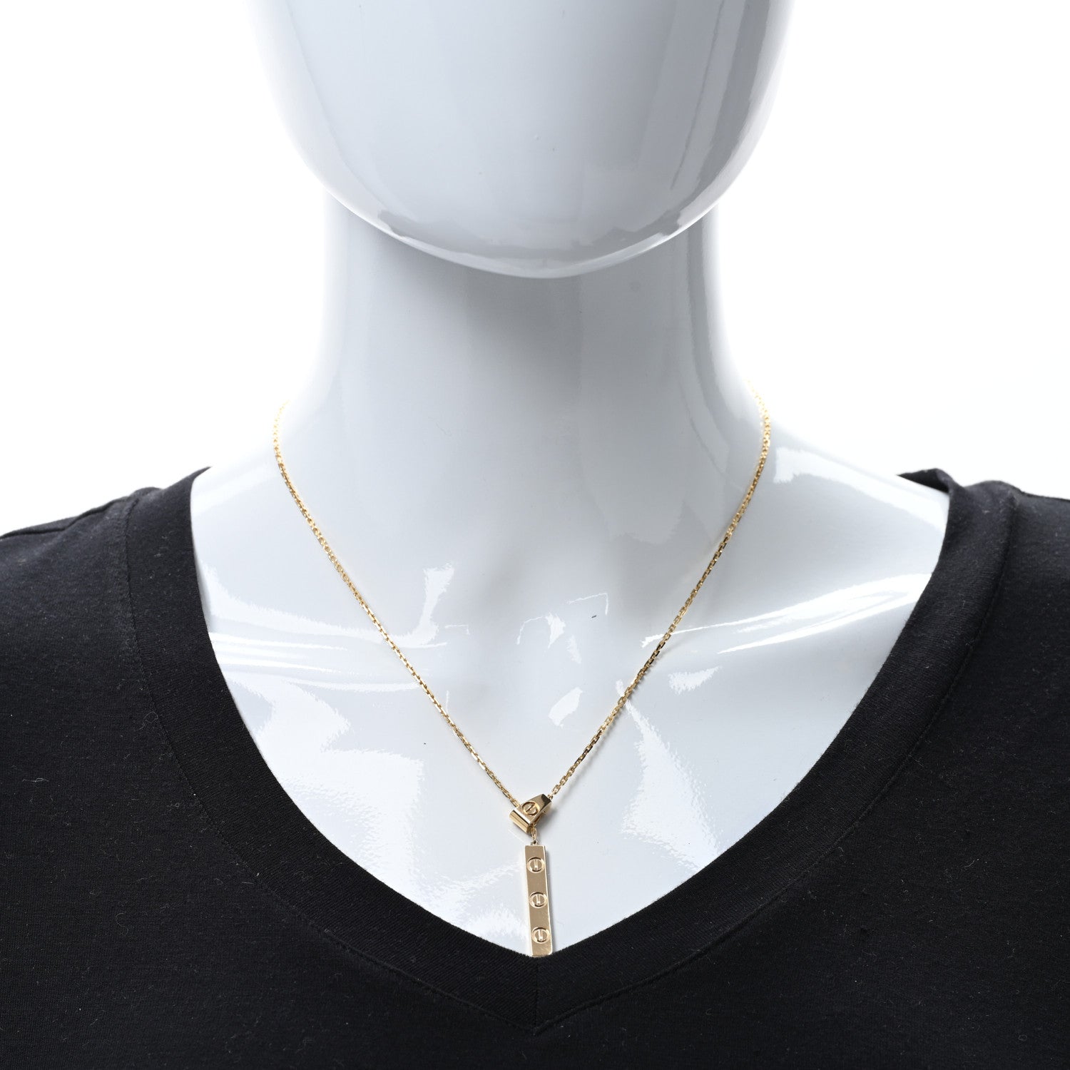 Cartier 18K Yellow Gold LOVE Lariat Necklace 3 of 5