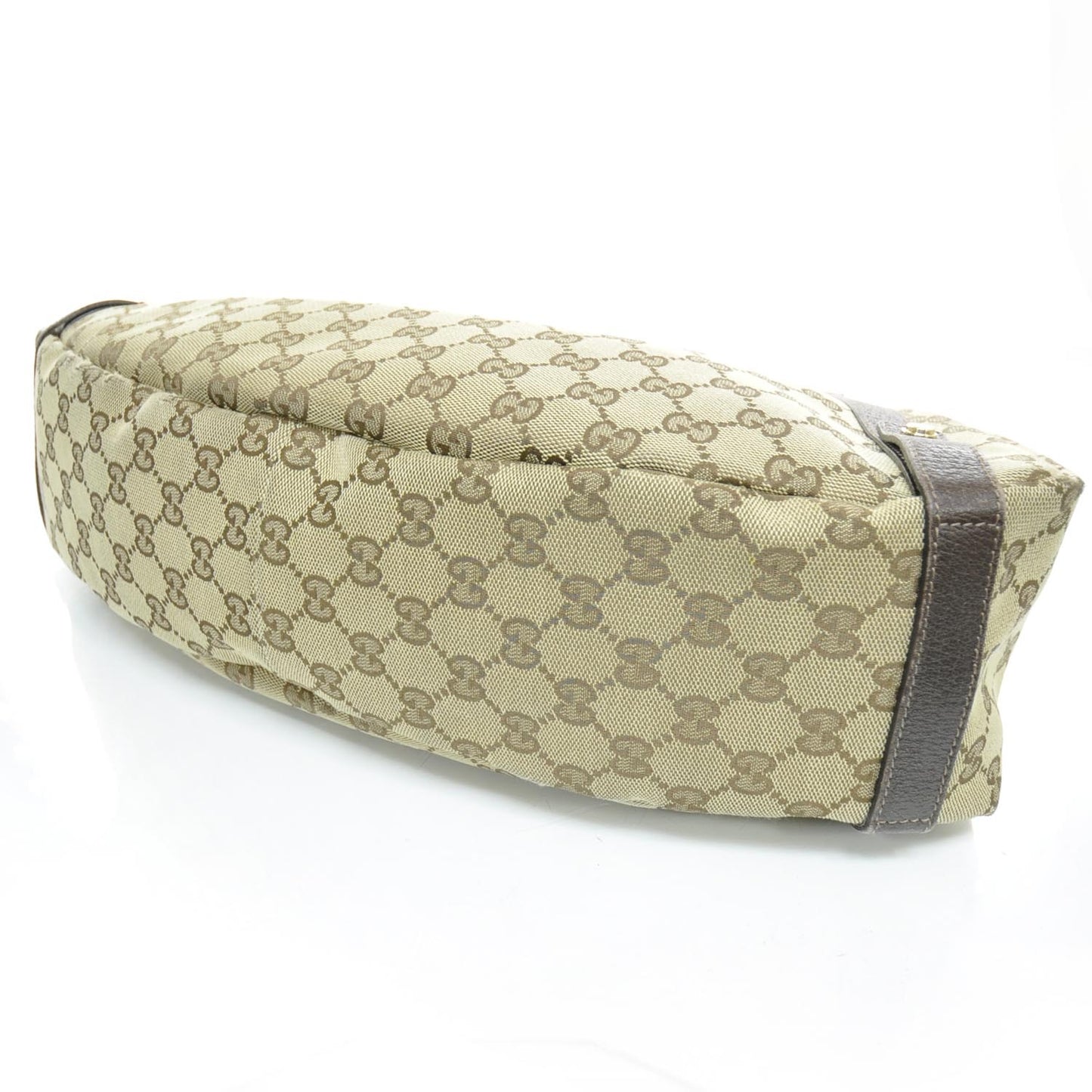 Monogram Medium Abbey Shoulder Bag Dark Brown