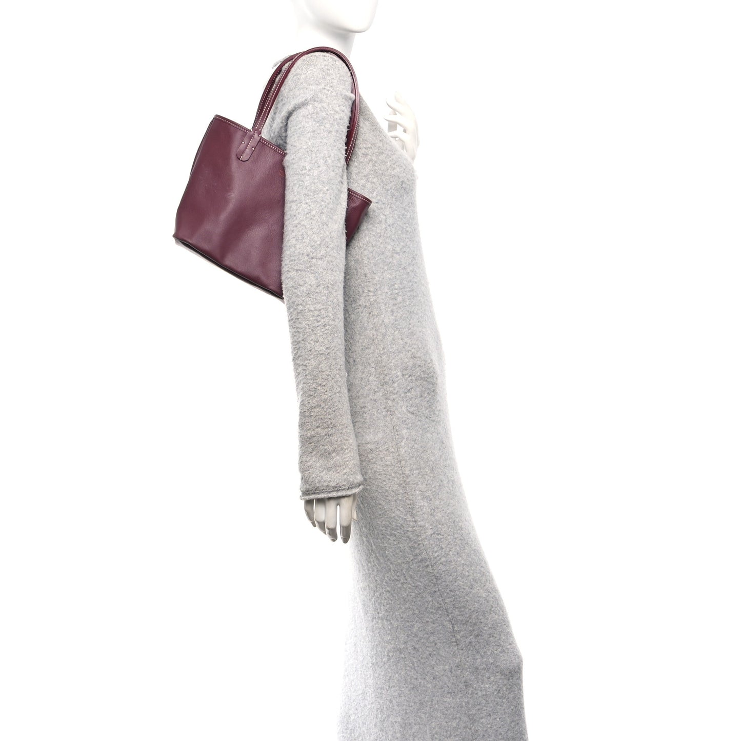 Goyardine Reversible Mini Anjou Burgundy