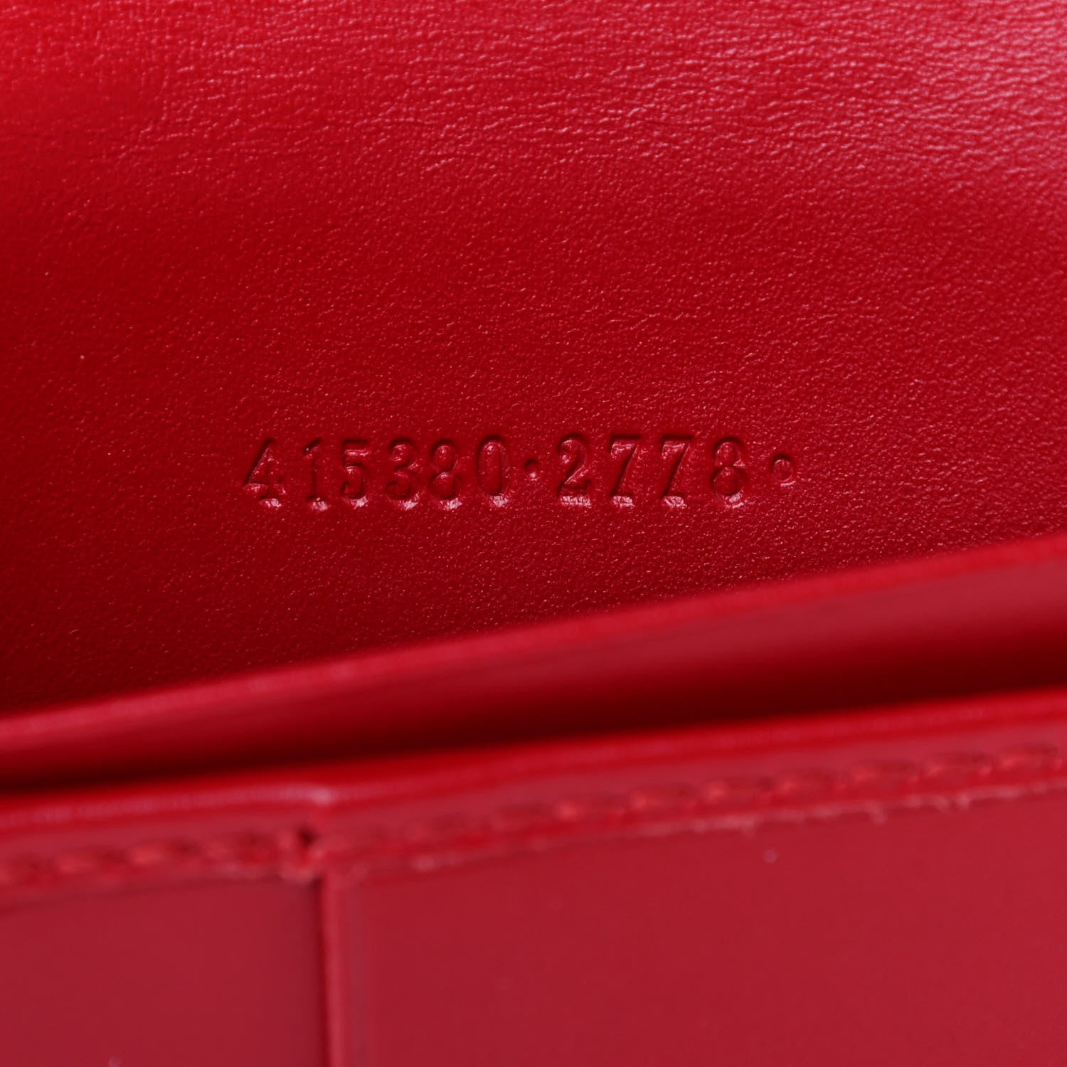 Gucci Guccissima Signature Passport Case Red 7 of 7