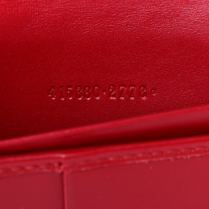Gucci Guccissima Signature Passport Case Red 7 of 7