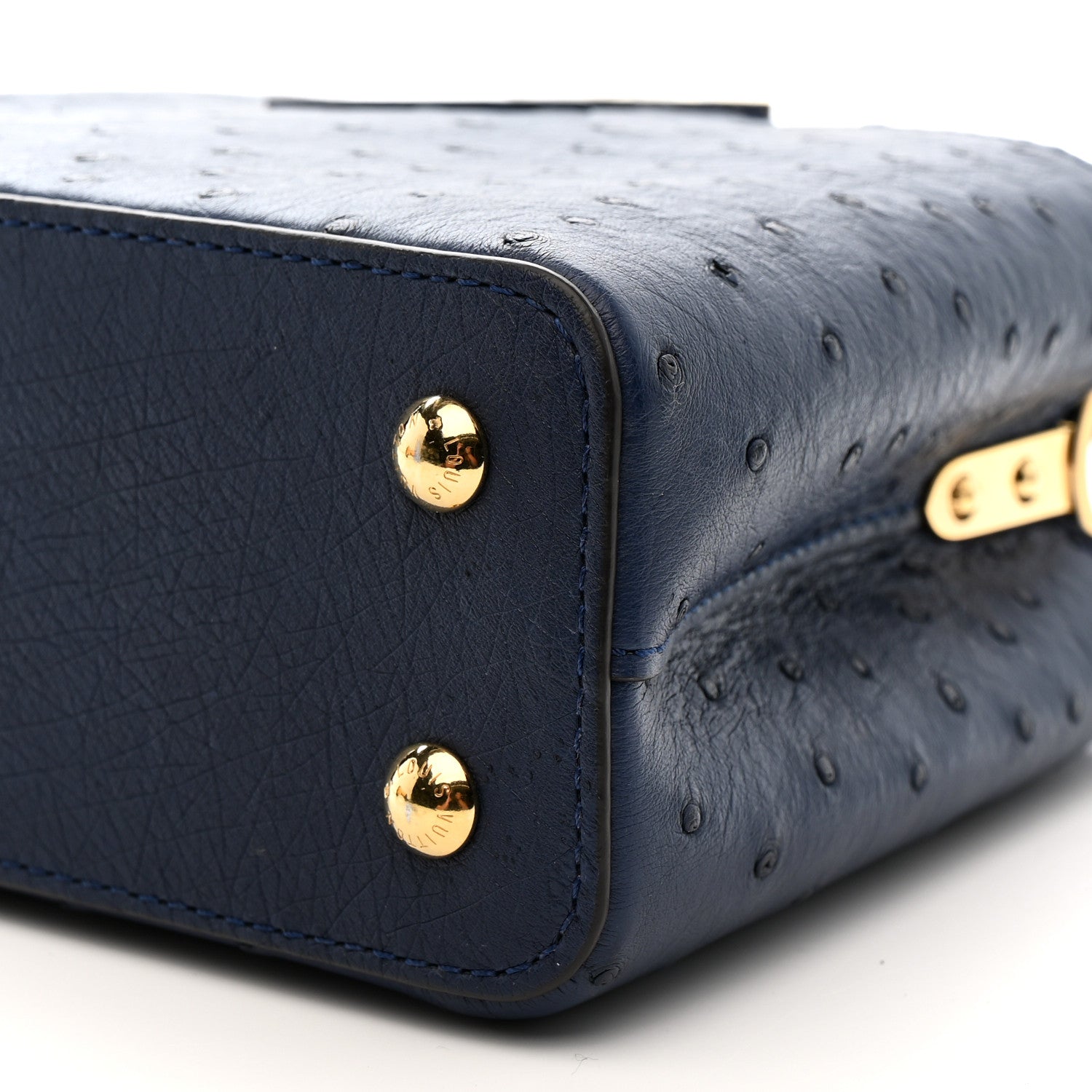 Louis Vuitton Ostrich Capucines Mini Indigo 9 of 9