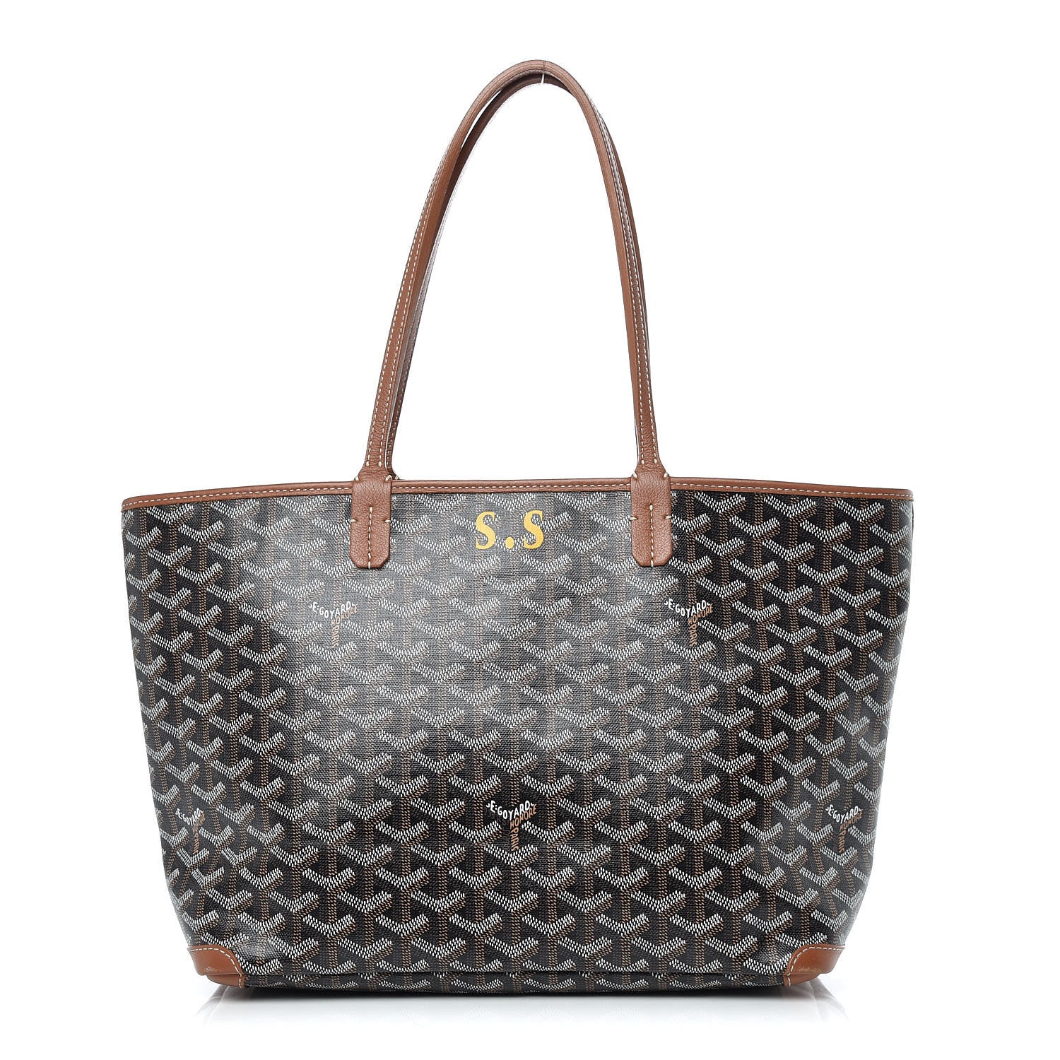 Goyard Goyardine Artois PM Black Gold 1 of 10