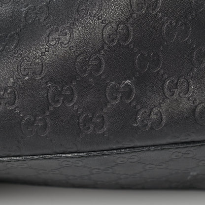Gucci Guccissima Large Sukey Tote Black 7 of 13