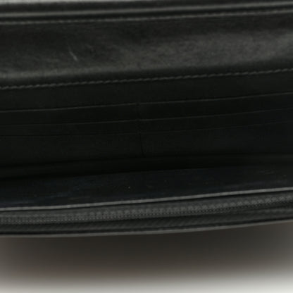 Chanel Caviar Quilted Boy Wallet On Chain WOC Black 5 of 9