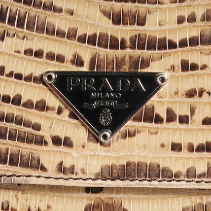 Prada Lizard Compact Wallet 6 of 10