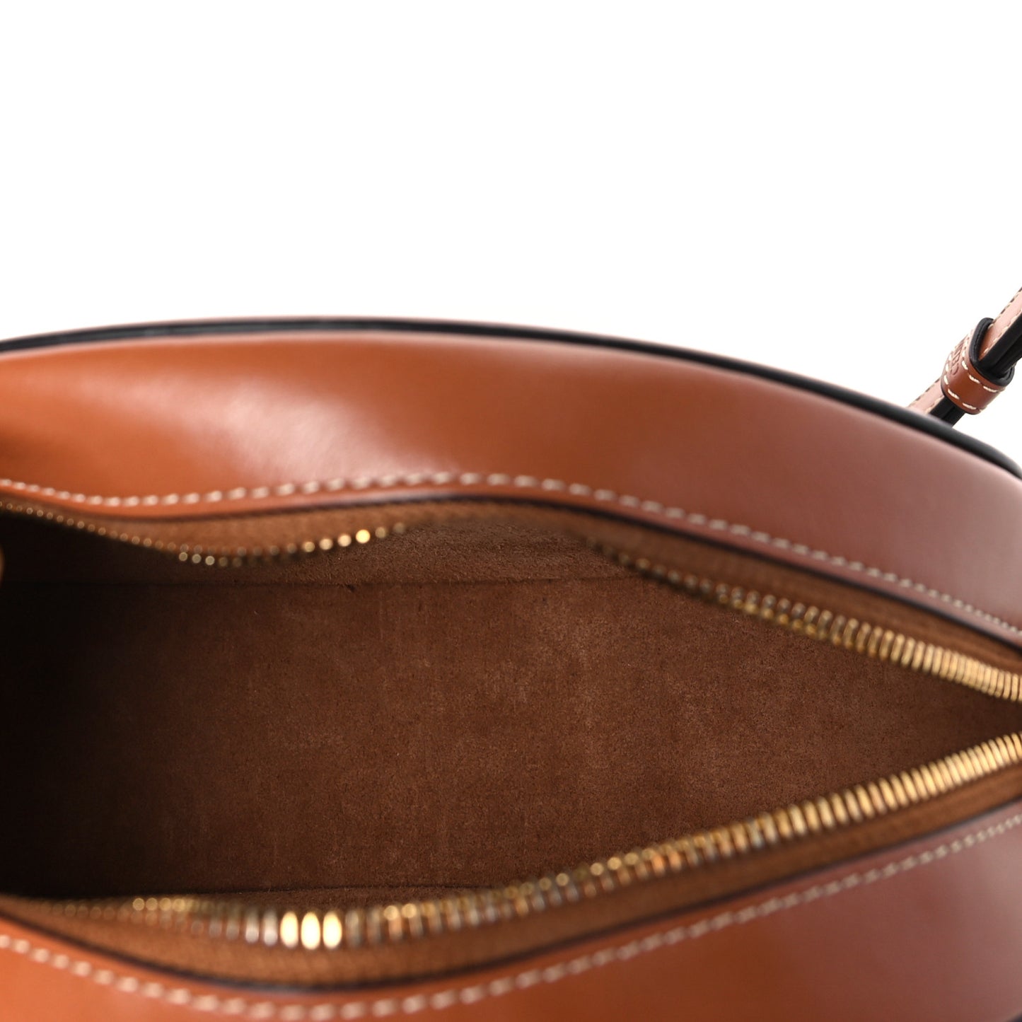 Smooth Calfskin Cuir Triomphe Oval Bag Tan