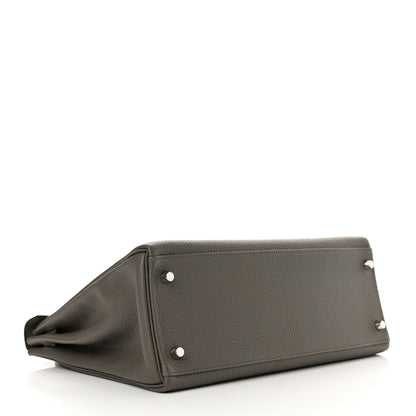 Hermes Togo Kelly Retourne 32 Etain 4 of 11