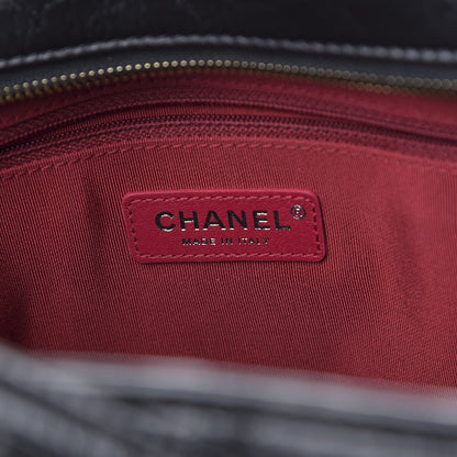 Chanel Aged Calfskin Quilted Maxi Gabrielle Hobo Black 5 of 9