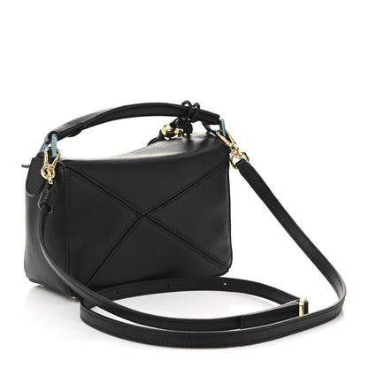Loewe Nappa Lambskin Featherlight Mini Puzzle Bag Black 3 of 9