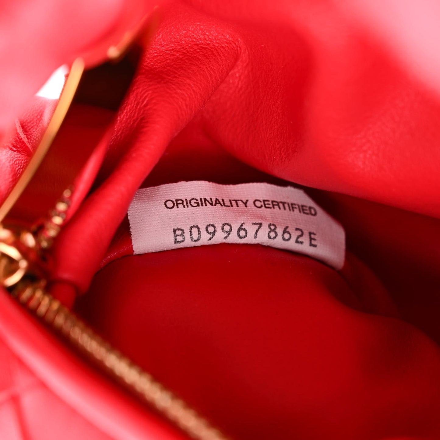 Nappa Intrecciato Mini Jodie Cranberry