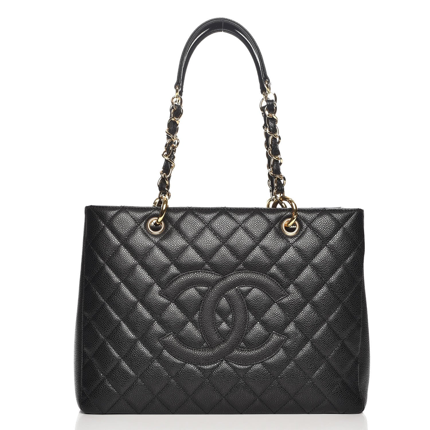 Chanel Caviar Quilted Grand Shopping Tote GST Black 1 of 7
