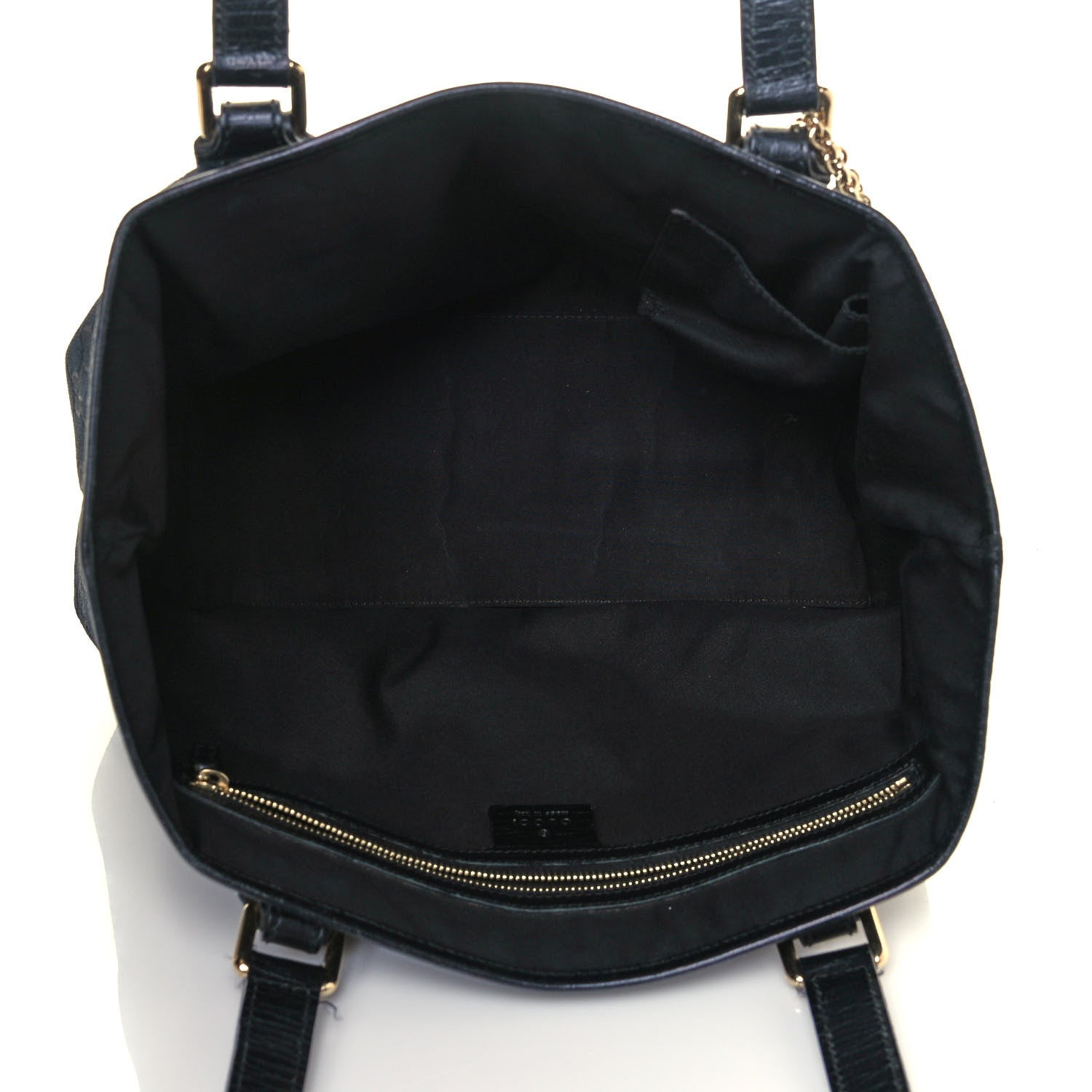 Gucci Monogram Medium Jolicoeur Tote Black 5 of 12