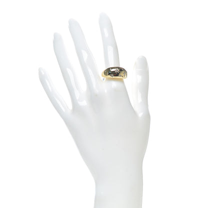 David Yurman 18K Yellow Gold Diamond 11mm Pure Form Ring 54 7 2 of 4