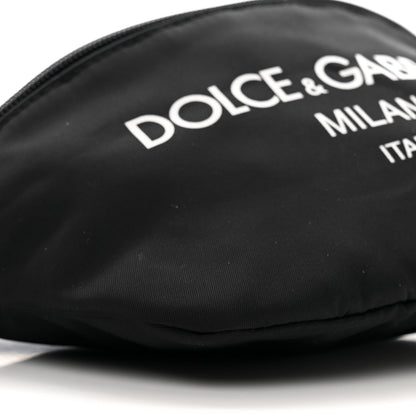 Dolce & Gabbana Nylon Logo Belt Bag Black 8 of 10