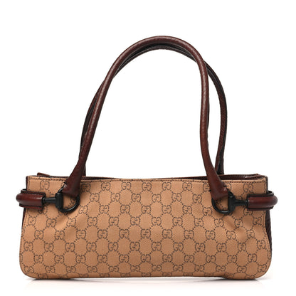 Gucci Monogram Shoulder Bag Brown 1 of 14