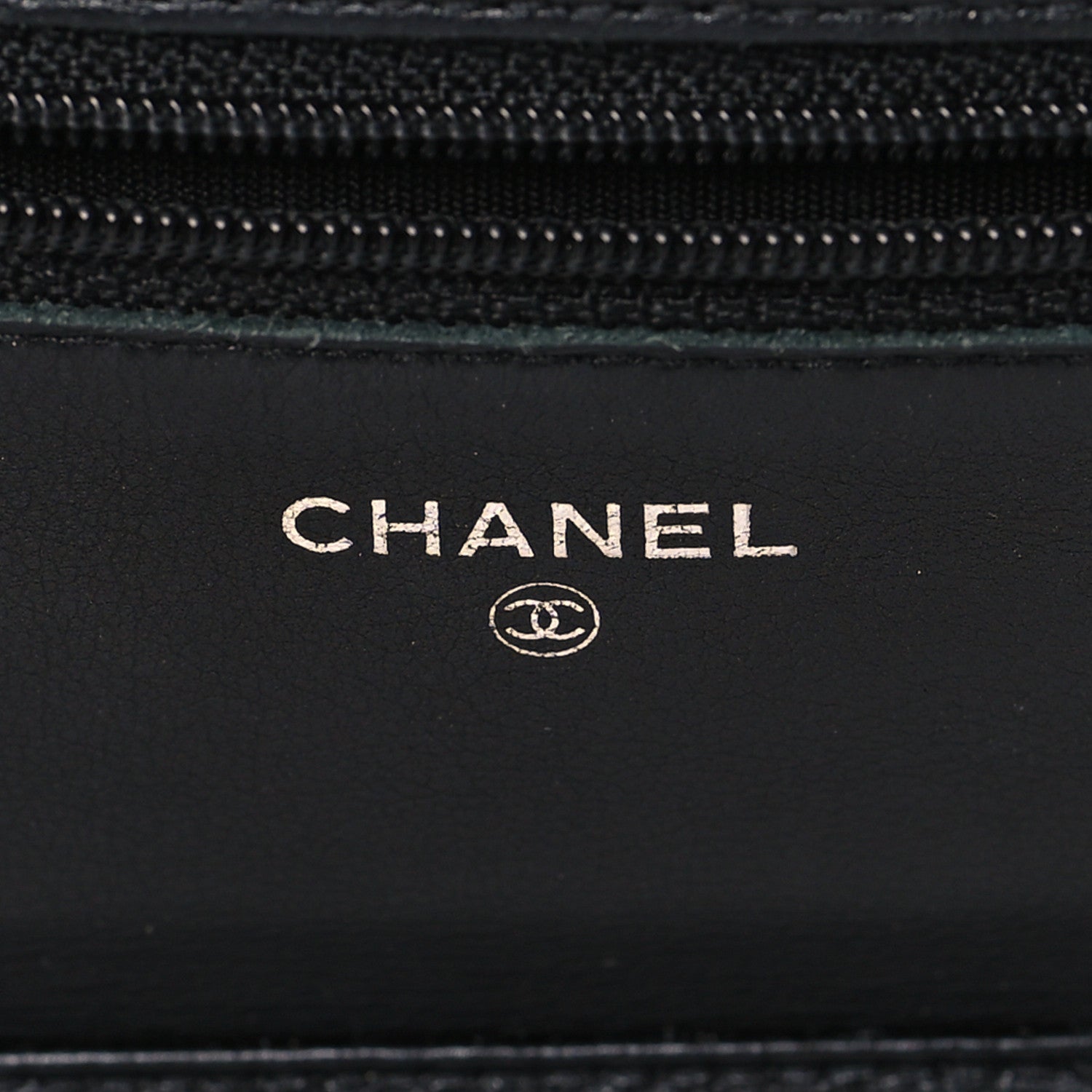 Chanel Caviar Timeless CC Wallet On Chain WOC Black 6 of 13