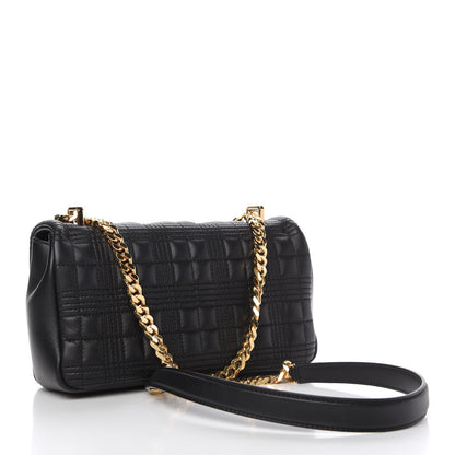 Burberry Lambskin Quilted Lola Bag Black 3 of 11
