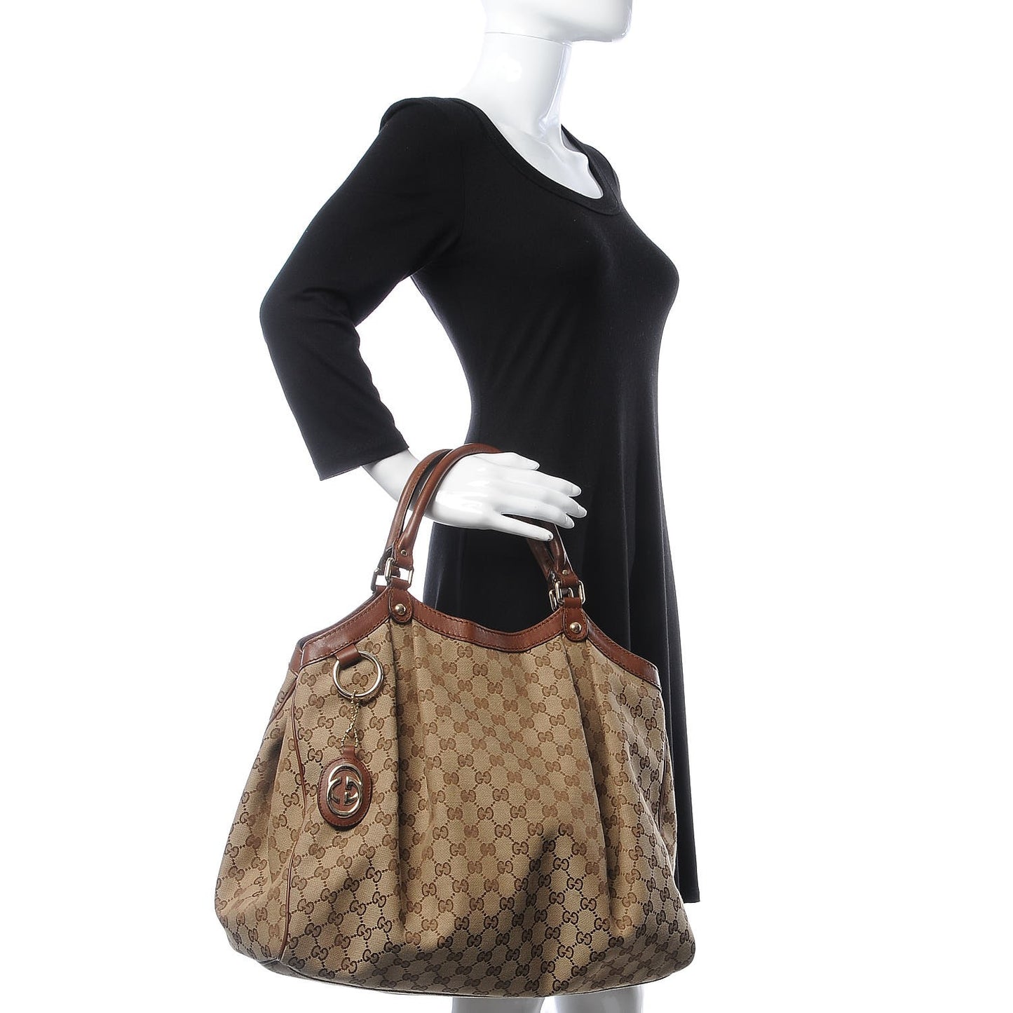 Monogram Large Sukey Tote Brown
