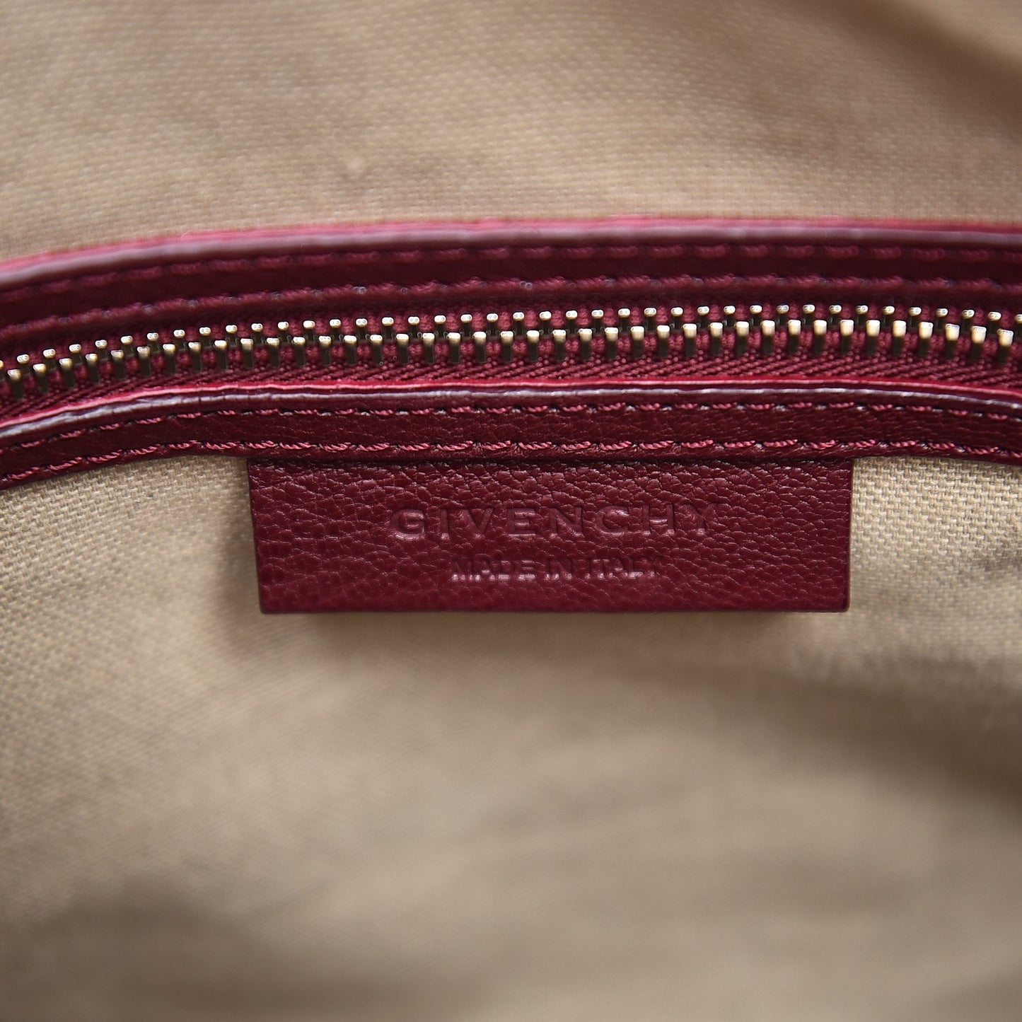 Sugar Goatskin Small Antigona Oxblood