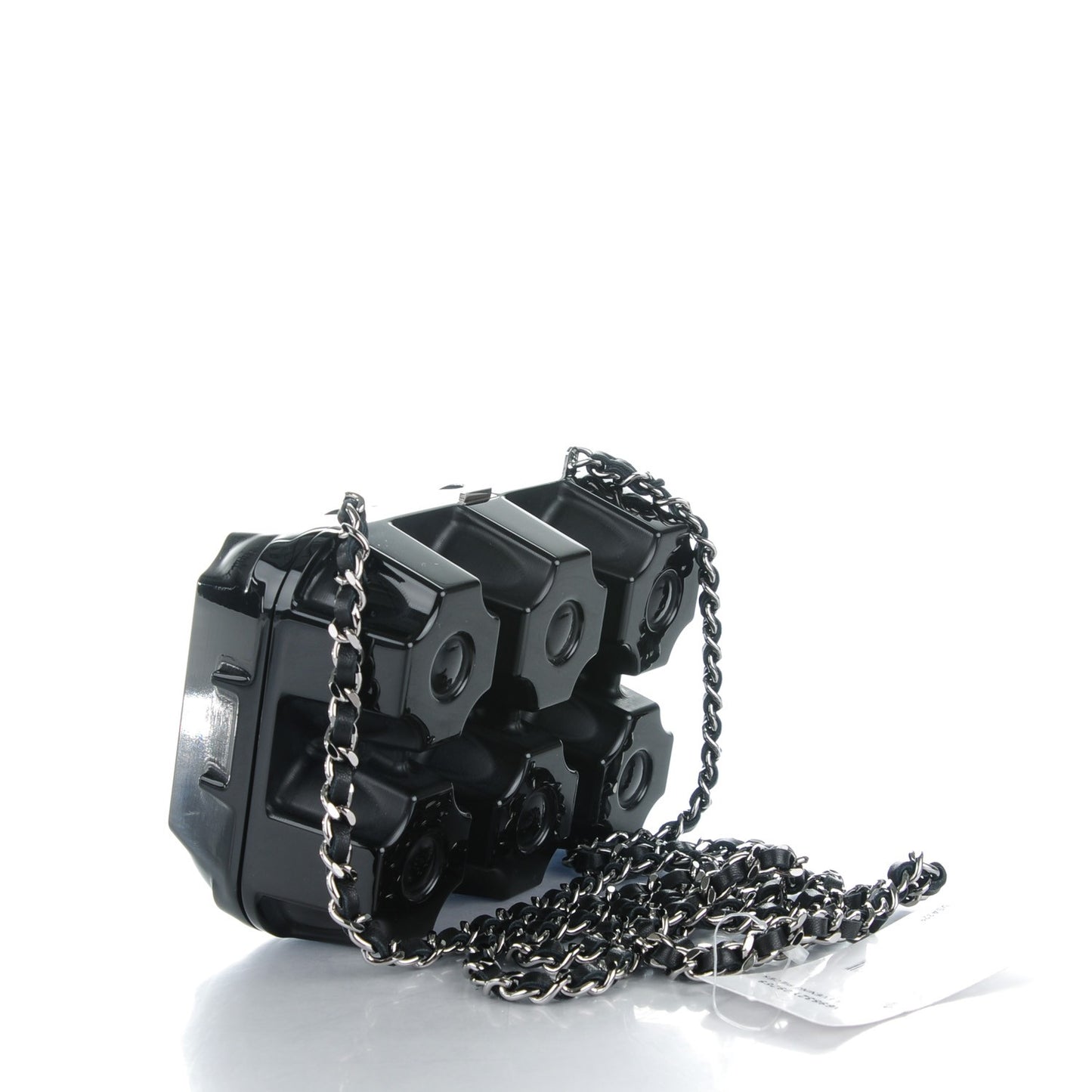 Plexiglass Grocery By Egg Carton Jewelry Box Clutch Black