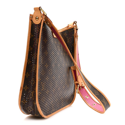 Louis Vuitton Monogram Perforated Musette Fuchsia 3 of 10