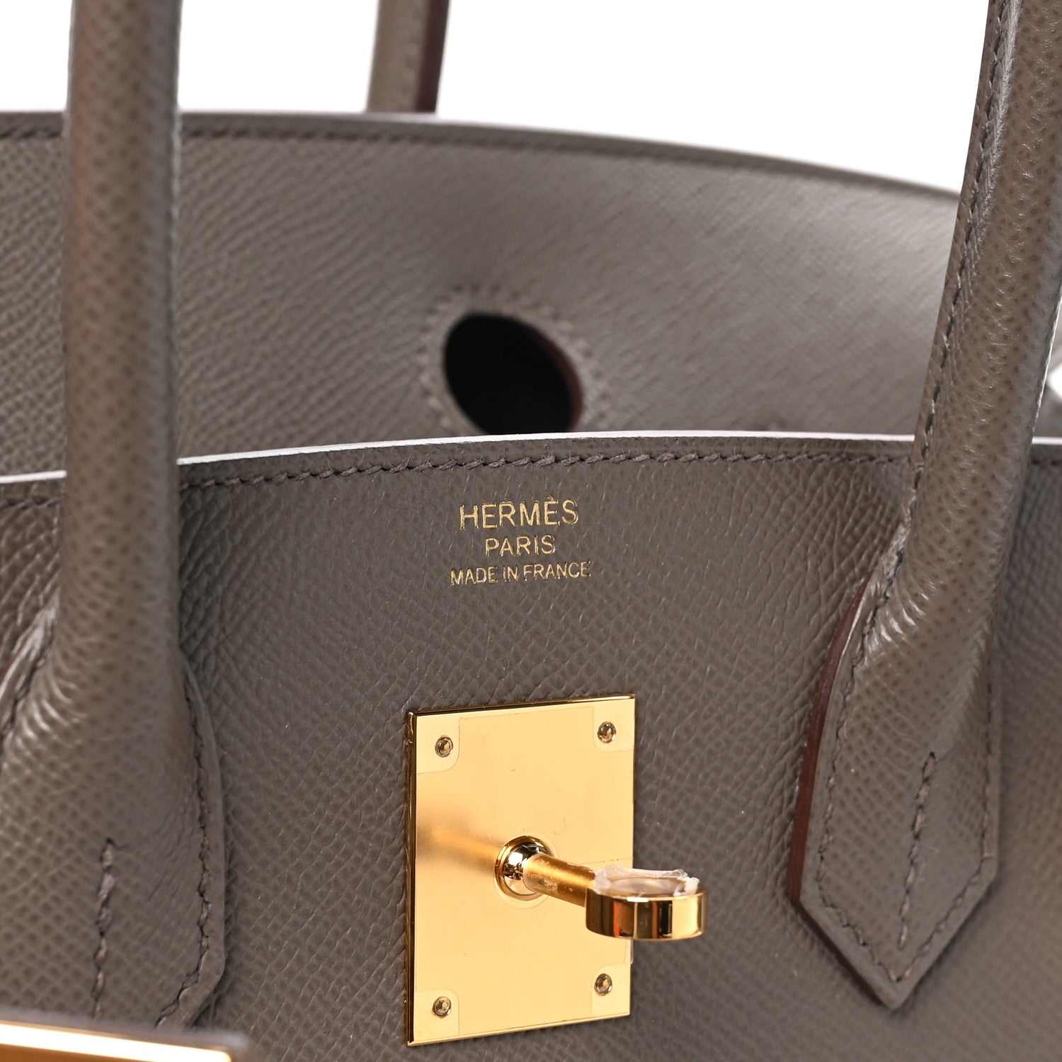 Hermes Epsom Birkin Sellier 30 Etain 6 of 9
