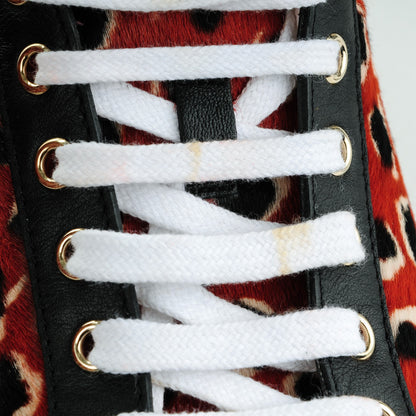 Gucci Calf Hair Leopard Print Brooklyn Leo High Top Sneakers 40.5 Brick 9 of 9