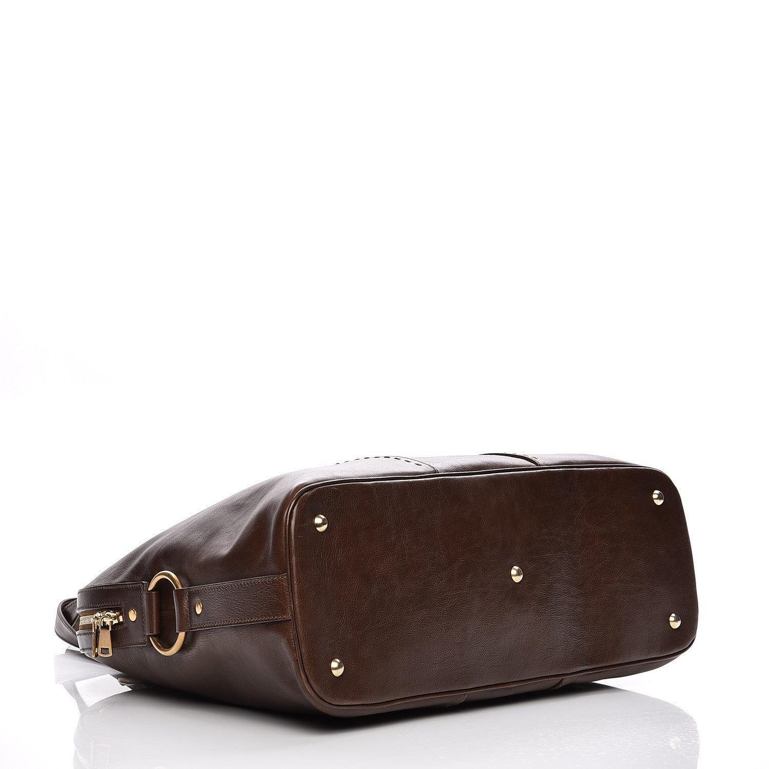 Saint Laurent Calfskin Oversized Muse Dark Brown 4 of 17