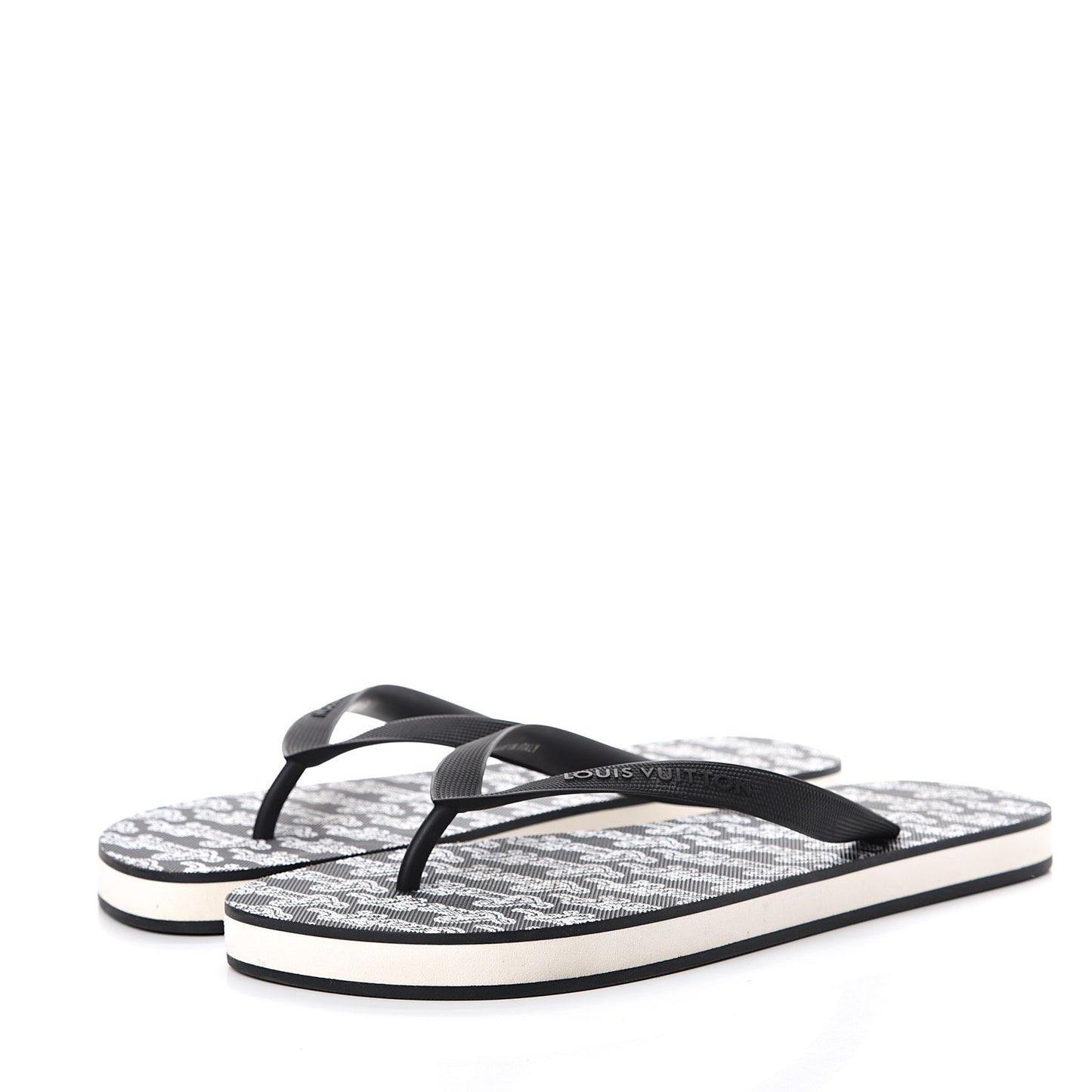 Rubber Mens Molitor Thong Sandals 8 Black