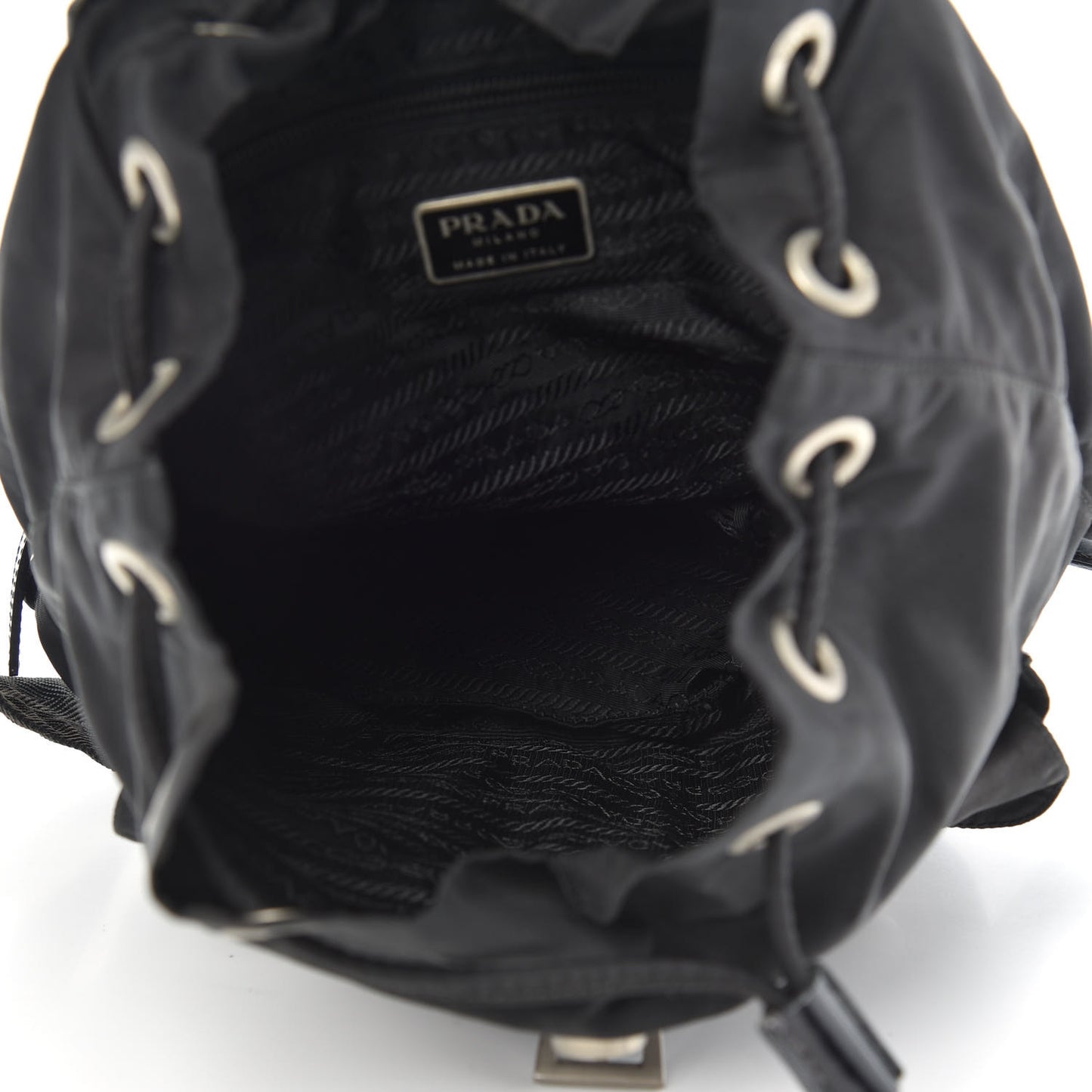 Nylon Vela Medium Backpack Black