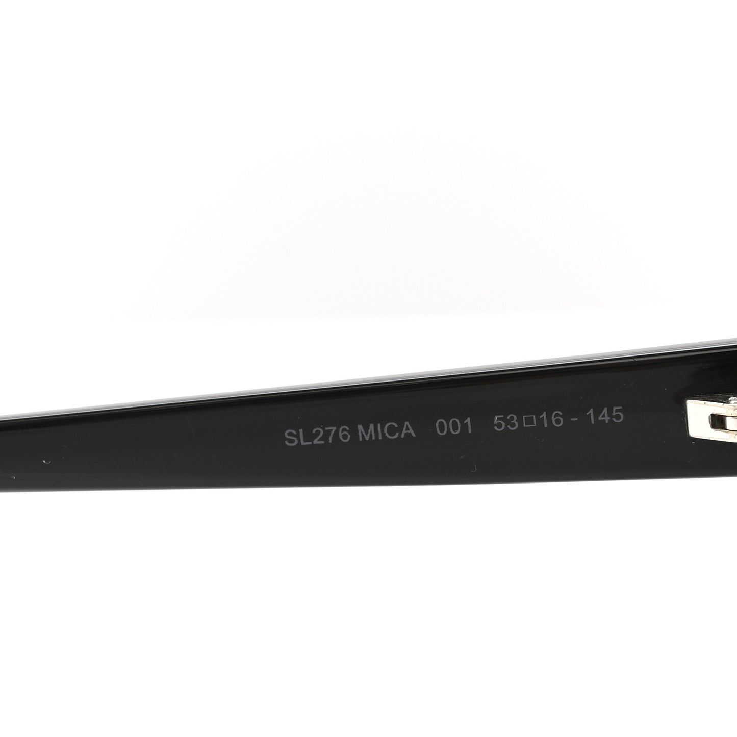 Acetate Mica Cat Eye Sunglasses SL 276 Black