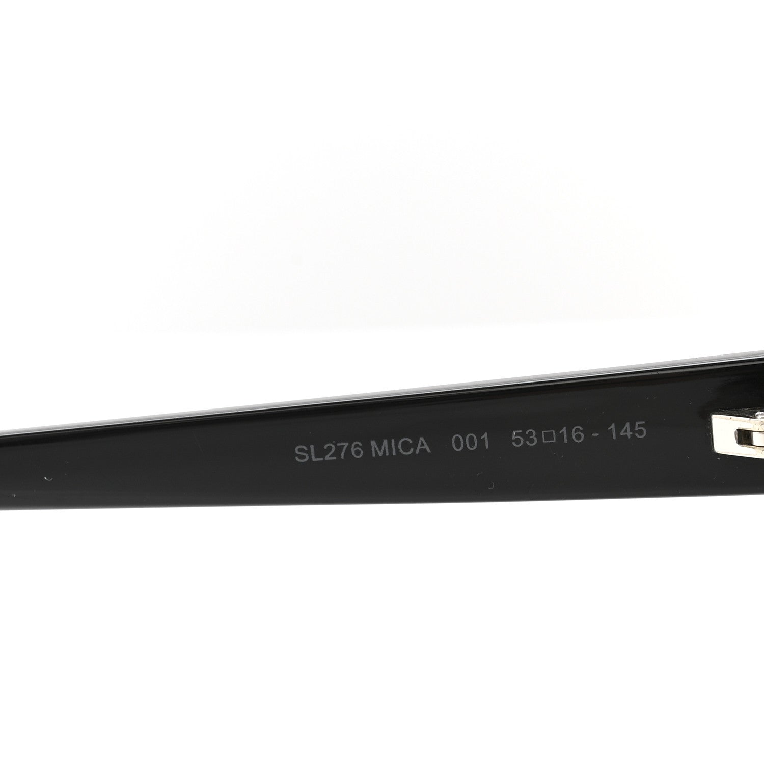 Saint Laurent Acetate Mica Cat Eye Sunglasses SL 276 Black 6 of 8