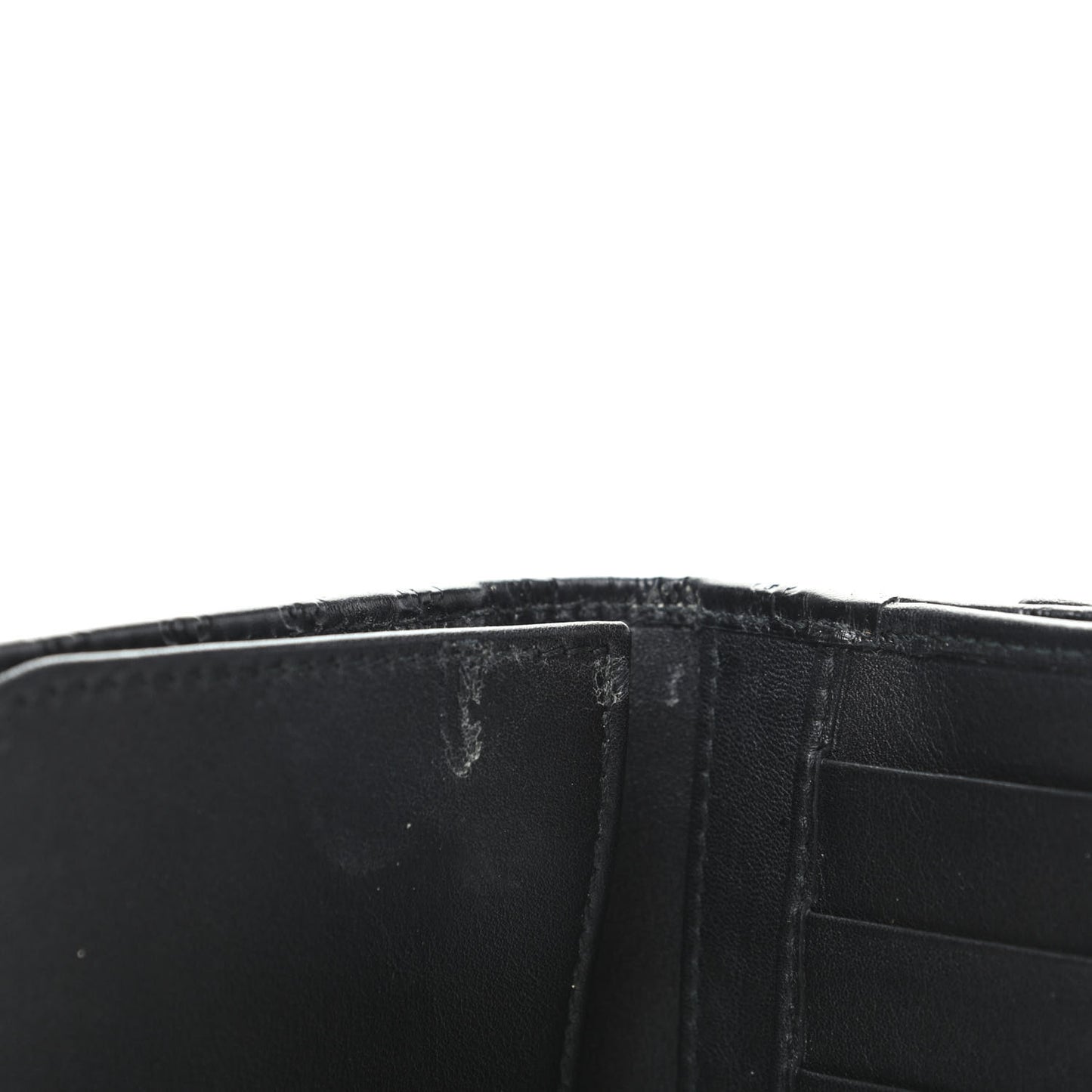 Microguccissima Continental Flap Wallet Black