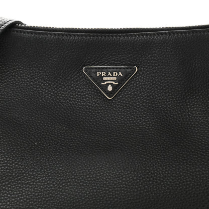 Prada Vitello Daino Hobo Black 6 of 8