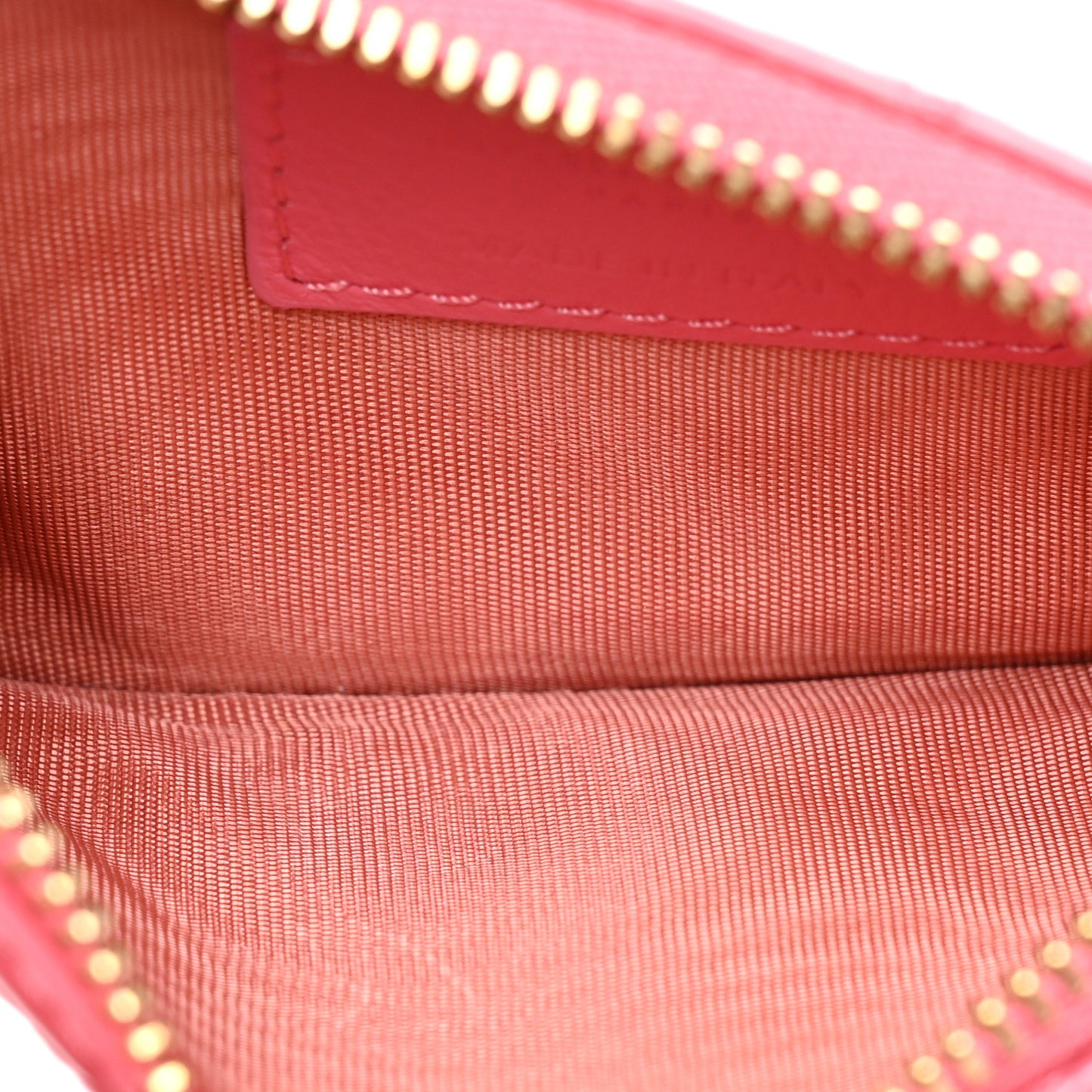 Patent Cannage Lady Dior Key Pouch Pink