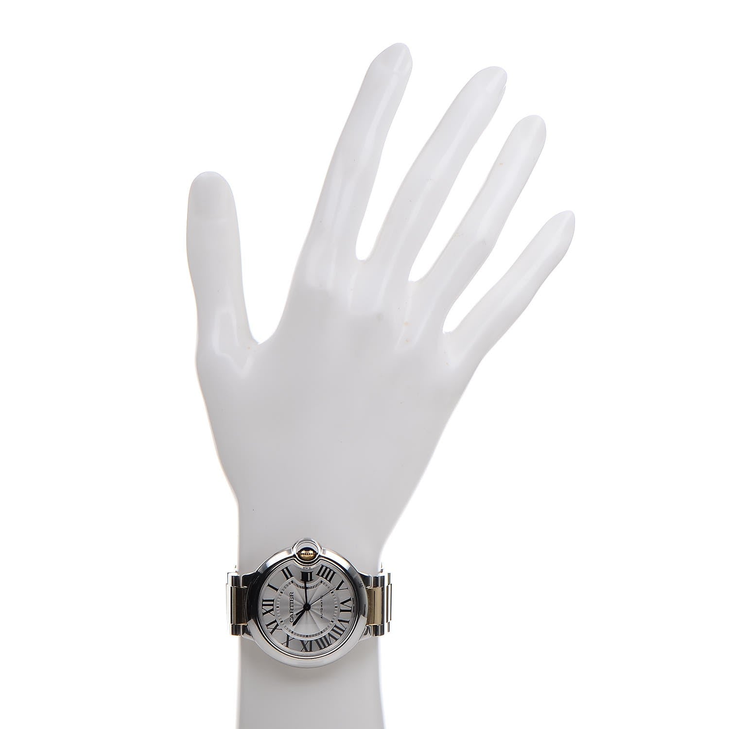 Cartier Stainless Steel 18K Yellow Gold 36mm Ballon Bleu De Automatic Watch 2 of 10