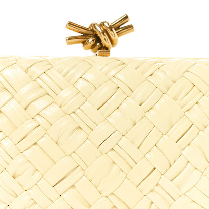 Bottega Veneta Intrecciato Minaudiere Knot Clutch Ice Cream 7 of 9