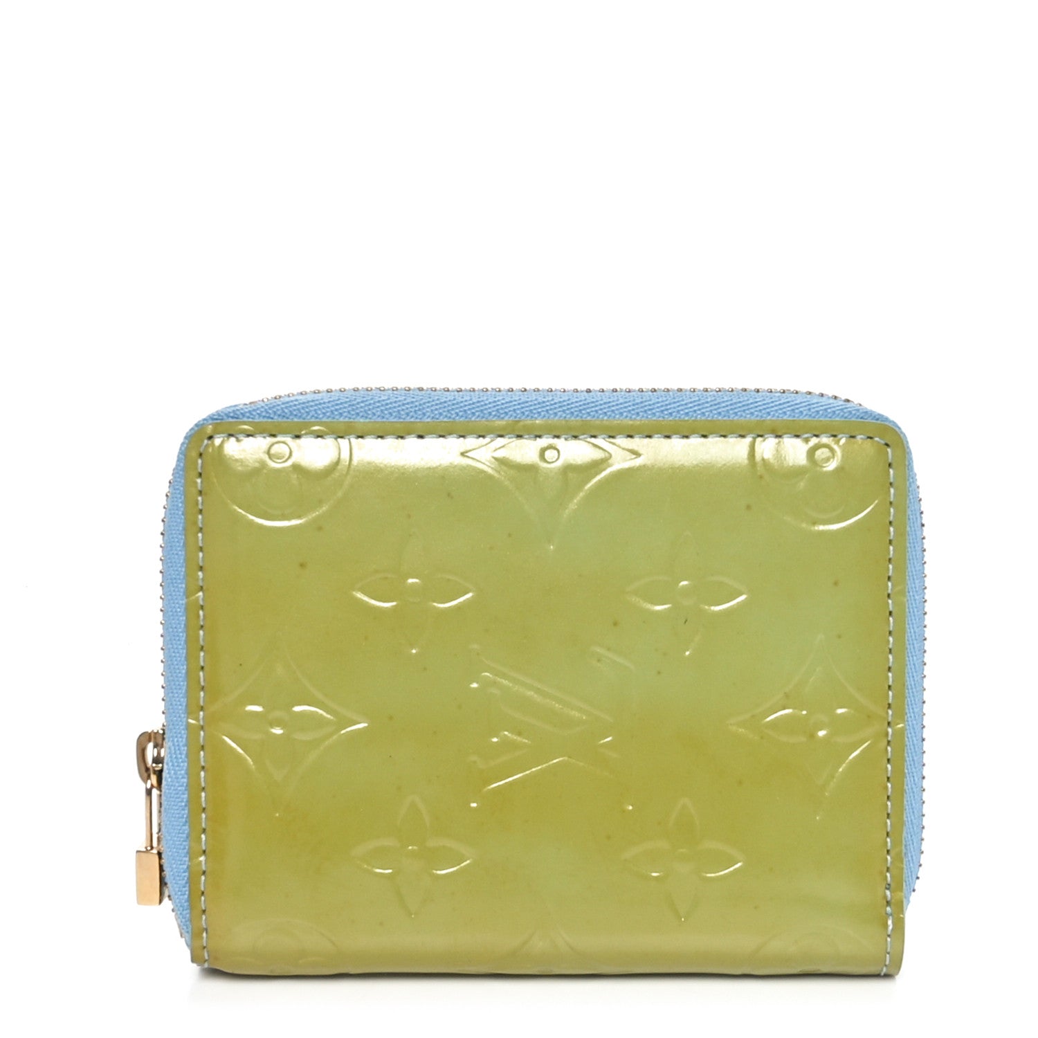 Louis Vuitton Vernis Zippy Coin Purse Baby Blue 1 of 9