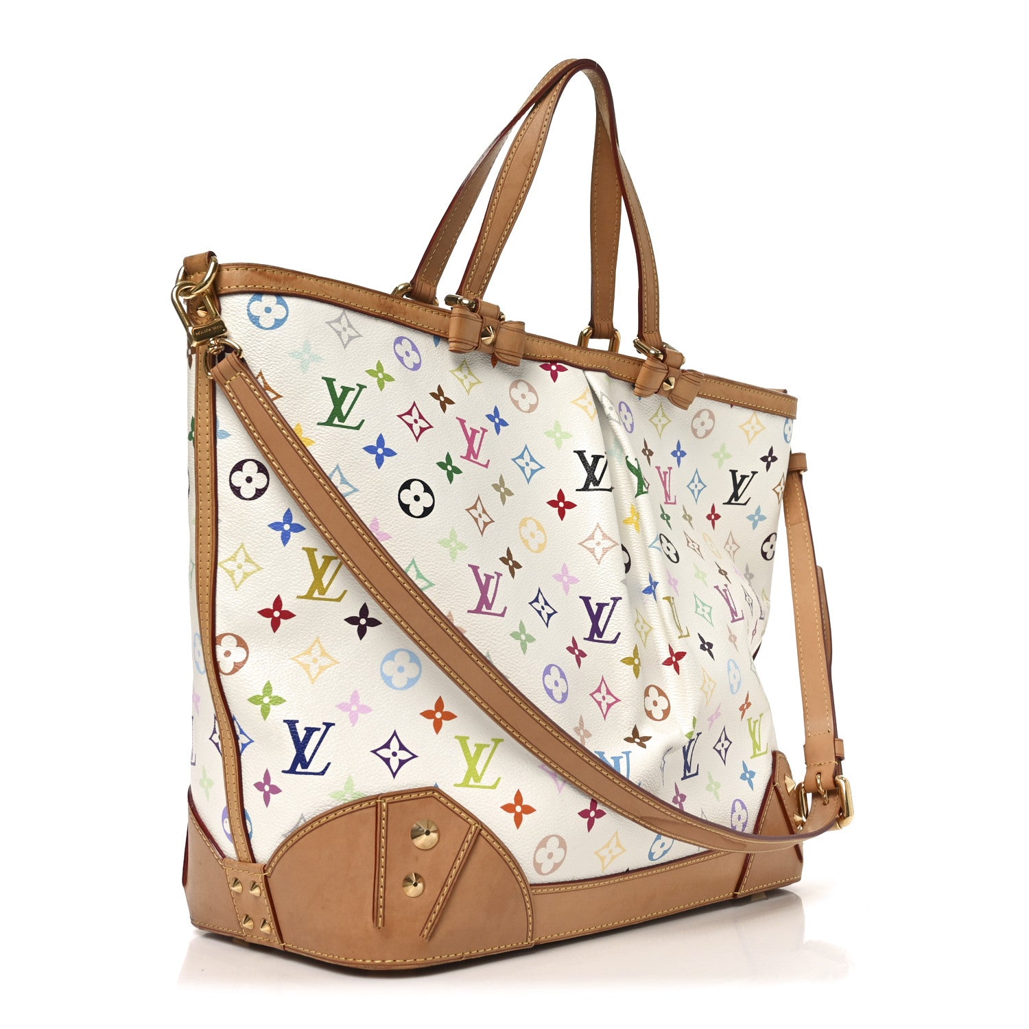 Louis Vuitton Monogram Multicolor Sharleen MM White 1841095
